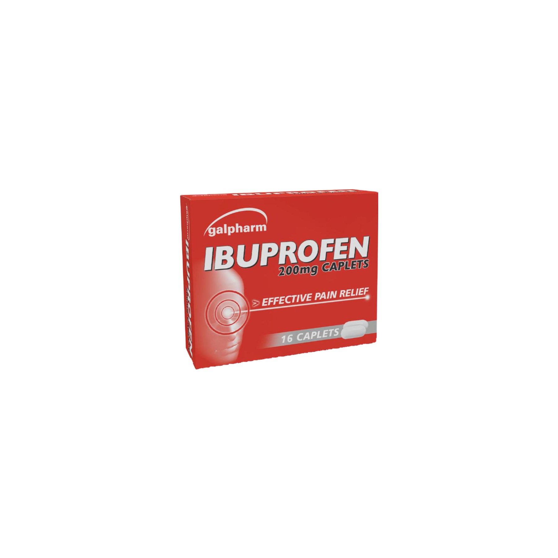 Galpharm Ibuprofen Caplets 16s (GIC)