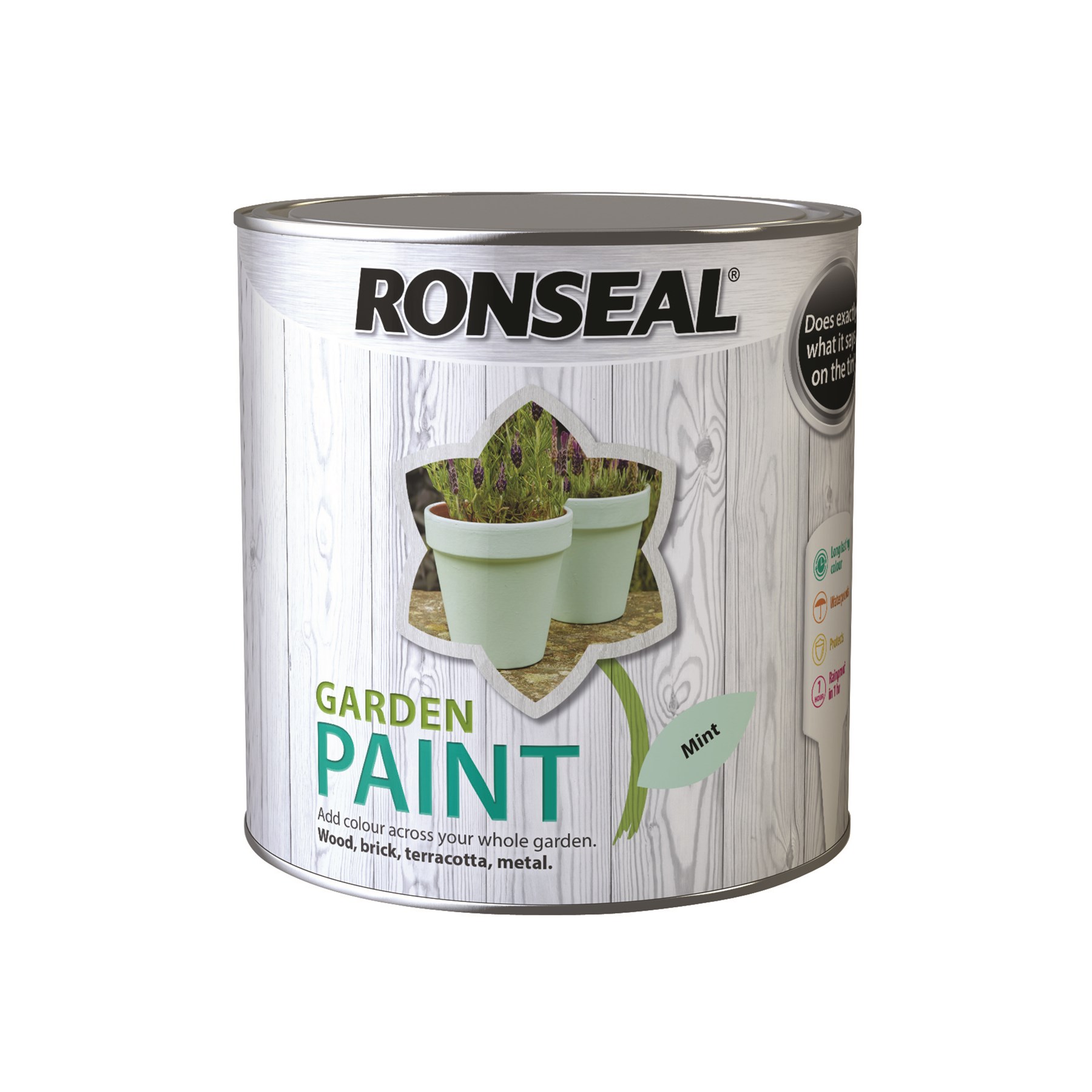 Ronseal Garden Paint Mint 2.5l (38511)