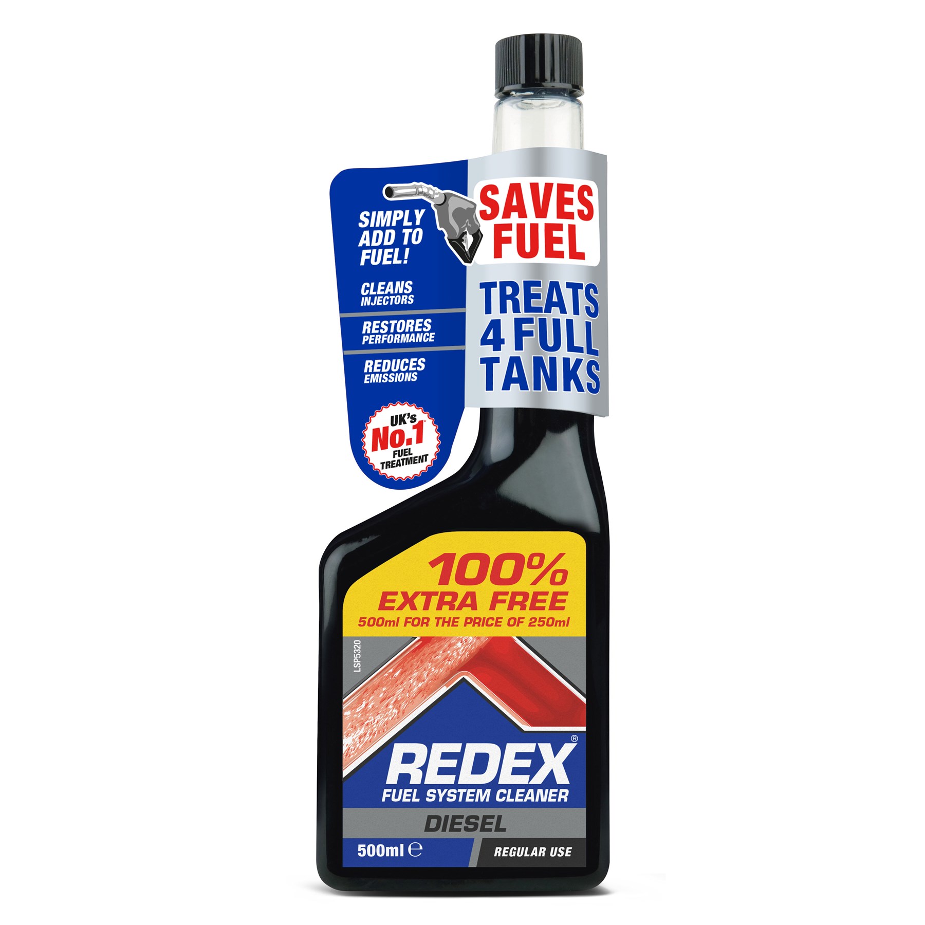 Redex Diesel Fuel System Cleaner 500ml (RADD2201A)