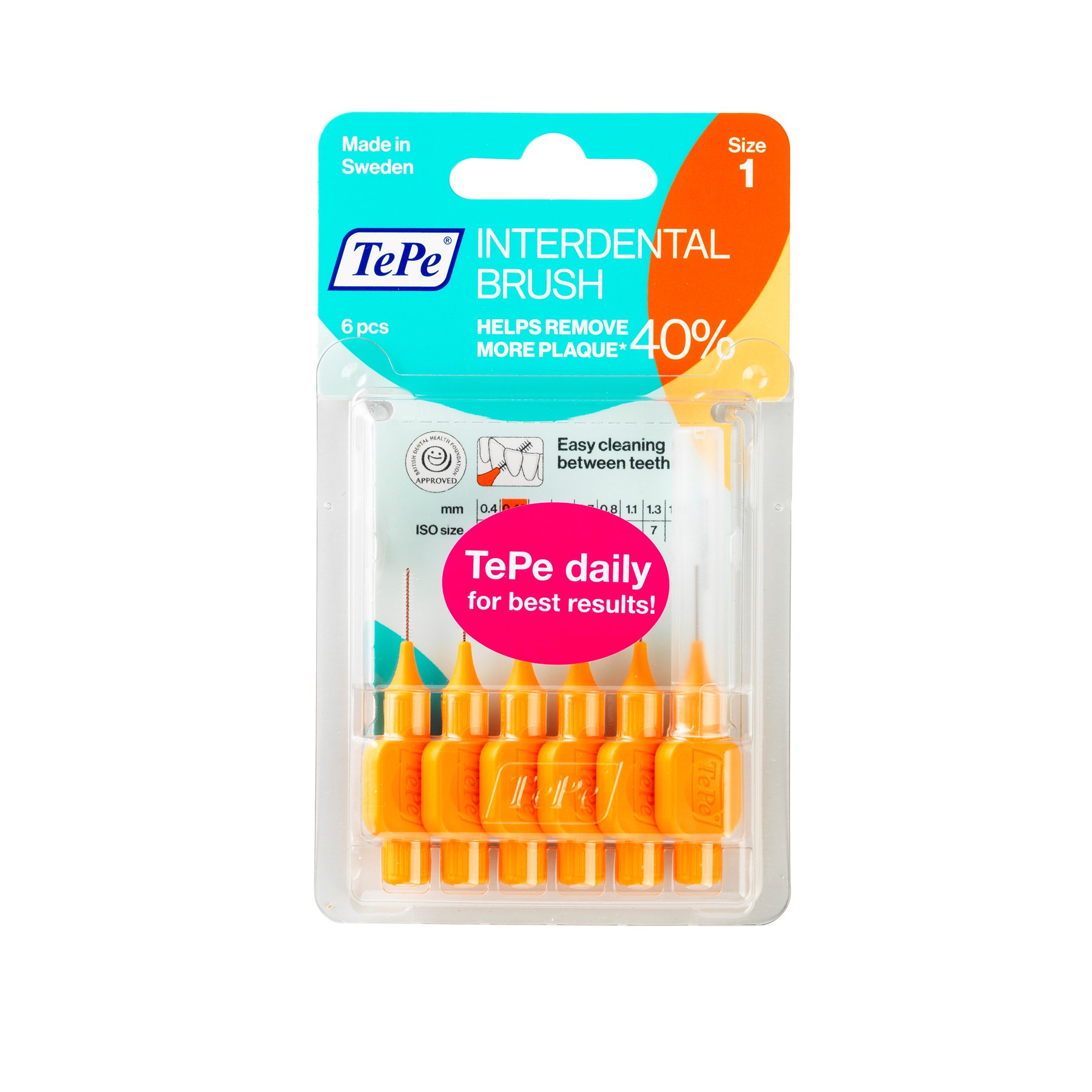 Tepe Interdental Brushes 6 Brush Orange 0 45 134622 tepe-interdental-brushes-6-brush-orange-0-45-134622